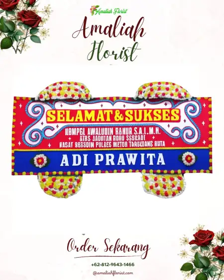 Papan Bunga Ucapan Selamat Tanjung Pinggir